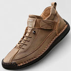 Women's strap sneakers with lace-up fronts and stitched soles