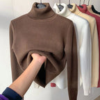 loose-fit-warm-sweater-voor-vrouwen-bruin