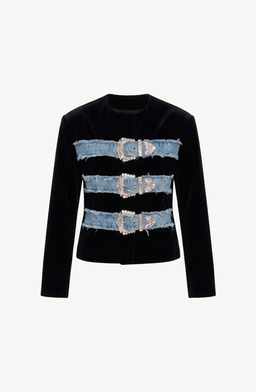 Crystal Buckle Jacket