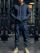Men's Zip-Up Hooded Tracksuit Set