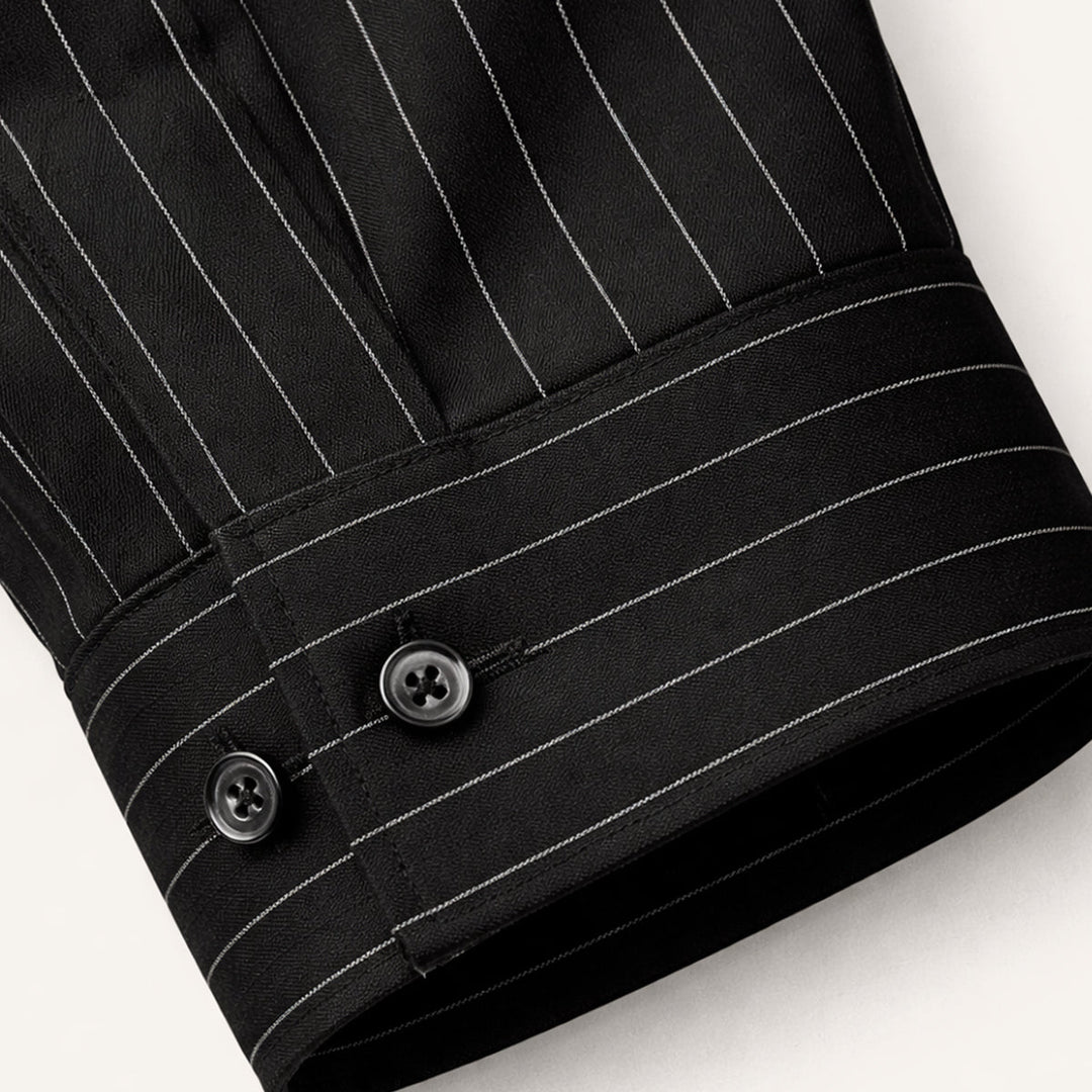 Men's Slim Fit Pinstripe Shirt