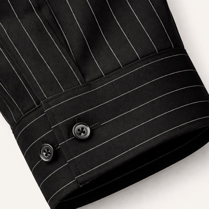 Men's Slim Fit Pinstripe Shirt