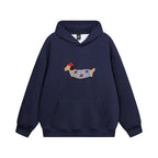 Women's hoodie with dog graphic and kangaroo pocket