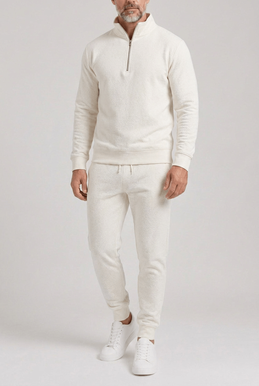 Men's Half-Zip Tracksuit Set