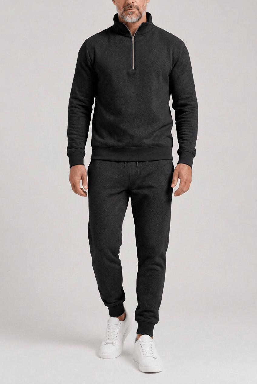 Men's Half-Zip Tracksuit Set