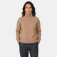 Women's ribbed turtleneck sweater with long sleeves