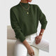 Women's sage green roll neck jumper