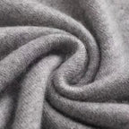 Men's plain crew neck sweater with long sleeves and ribbed trims