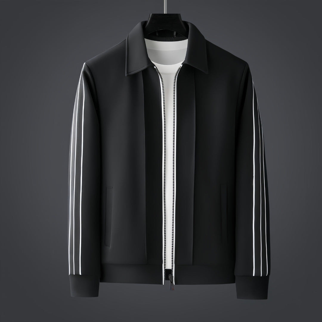 Men's Two-Piece Tracksuit with Piped Stripes