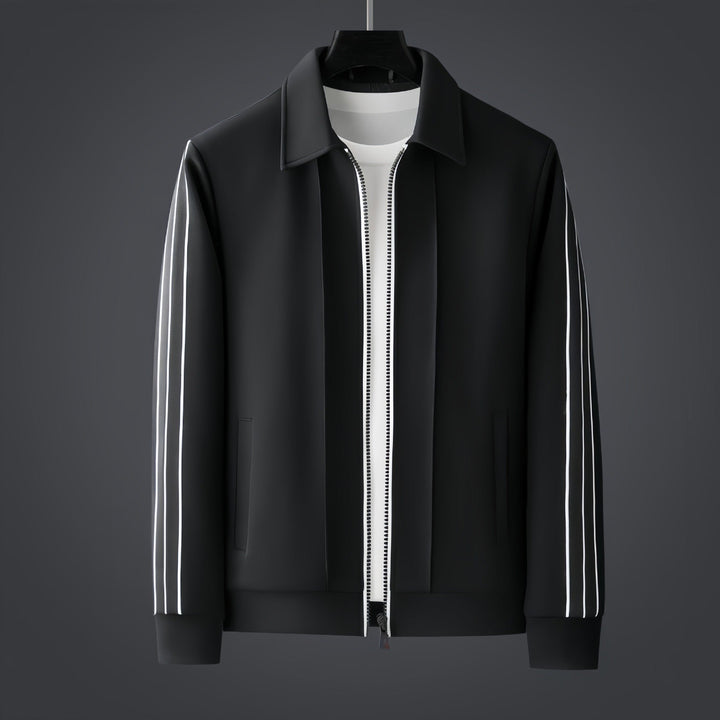 Men's Two-Piece Tracksuit with Piped Stripes