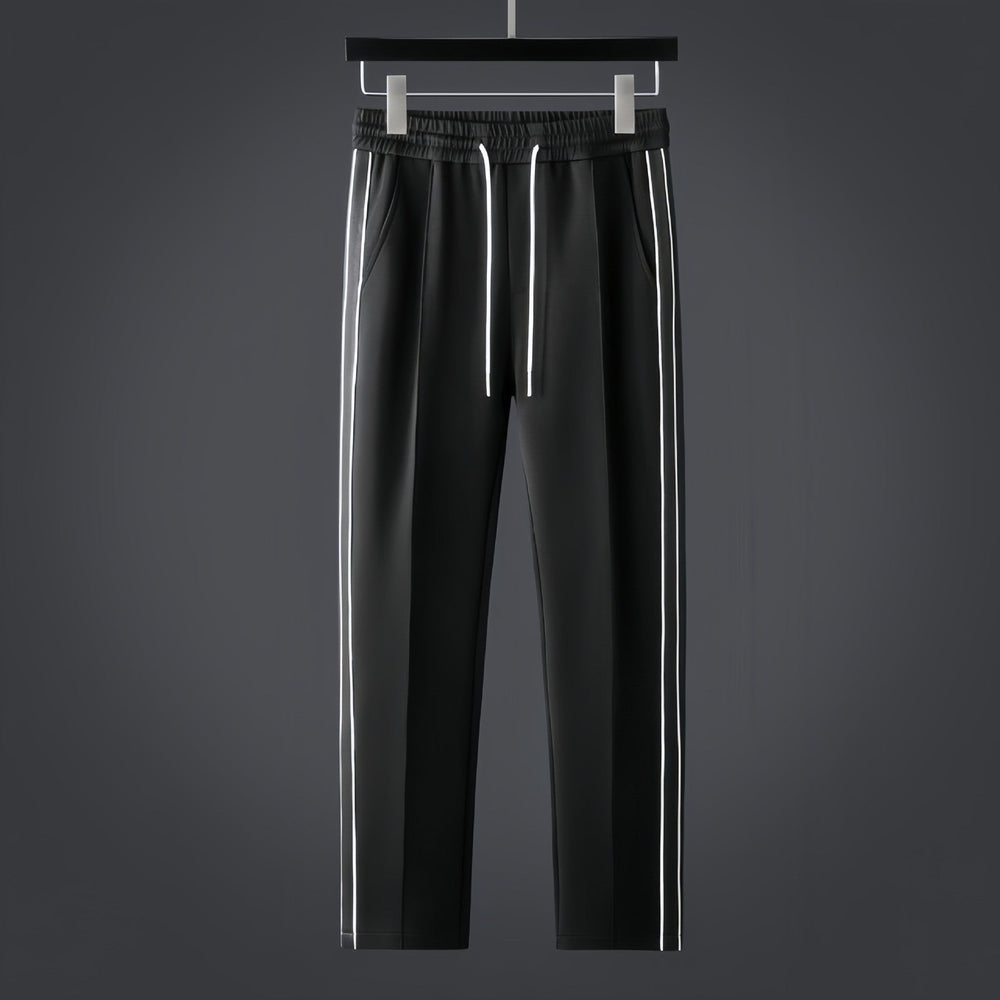 Men's Two-Piece Tracksuit with Piped Stripes