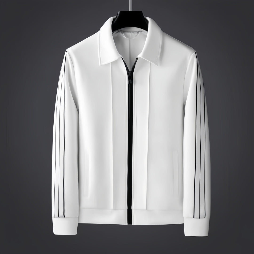 Men's Two-Piece Tracksuit with Piped Stripes