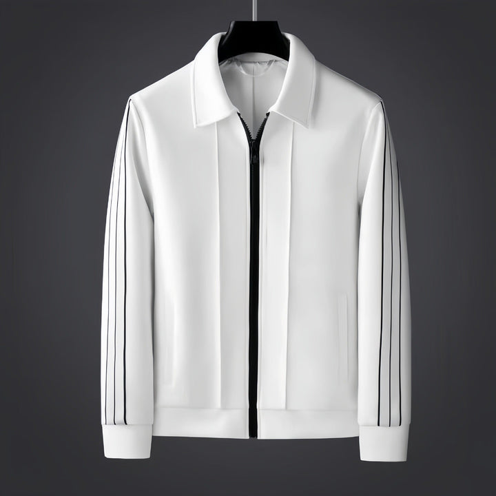 Men's Two-Piece Tracksuit with Piped Stripes