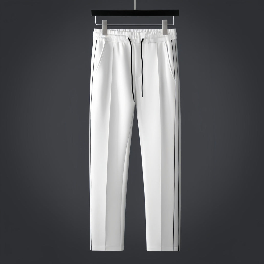 Men's Two-Piece Tracksuit with Piped Stripes