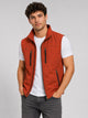 Men's Zip-Front Bodywarmer in orange