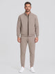 Men's Bomber Tracksuit Set in khaki