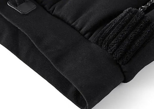 Men's Borg Lined Hooded Tracksuit Set