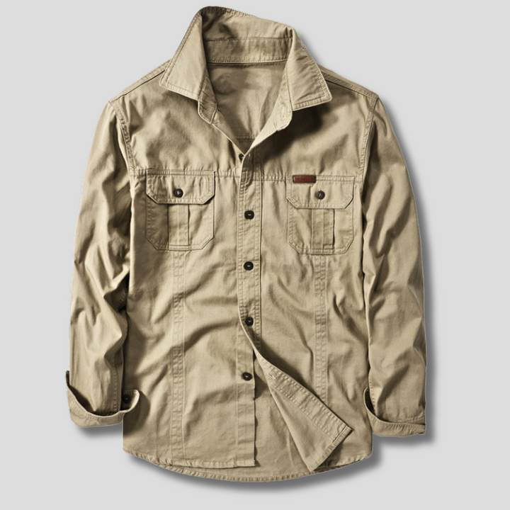 Men's Long Sleeve Utility Cargo Shirt