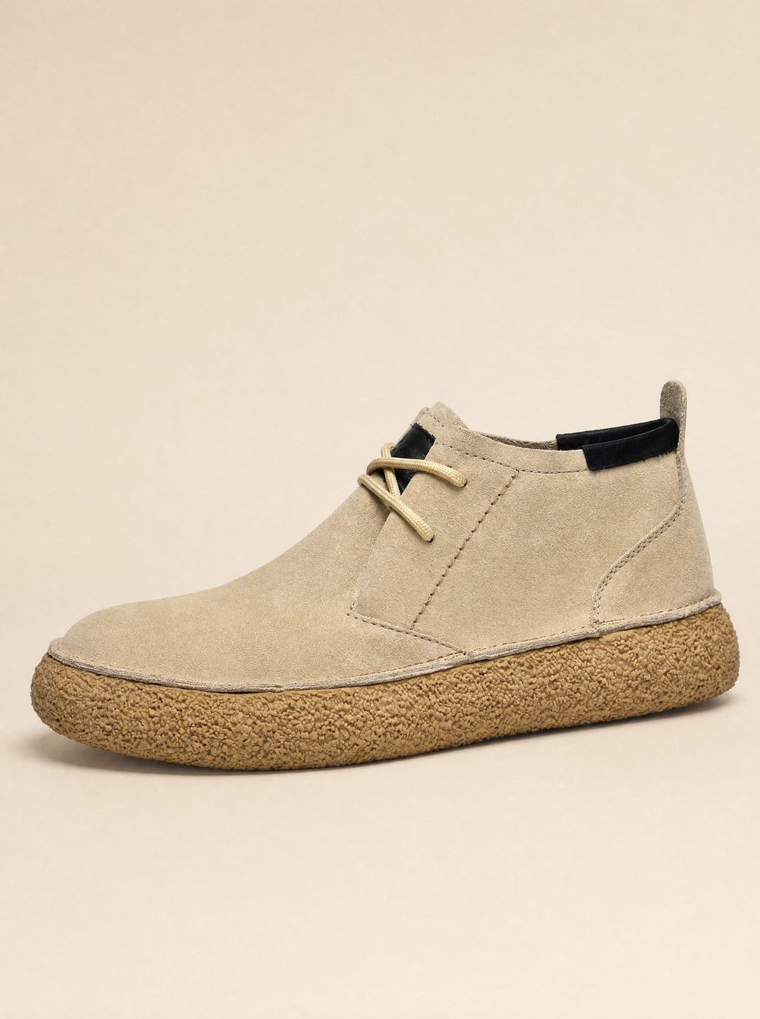 Men's Lace-Up Chukka Boots in beige