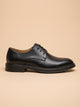 Men's Lace-Up Derby Shoes in matte black