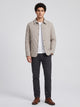 Men's Diamond Quilted Jacket in beige