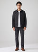 Men's Diamond Quilted Jacket in black