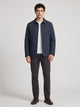 Men's Diamond Quilted Jacket in navy