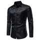 Men's Tonal Floral Jacquard Shirt