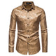 Men's Tonal Floral Jacquard Shirt