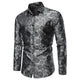 Men's Tonal Floral Jacquard Shirt