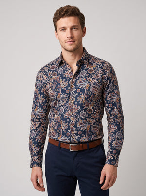 Navy Floral