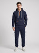 Men's Half-Zip Hooded Tracksuit with Cargo Joggers in navy