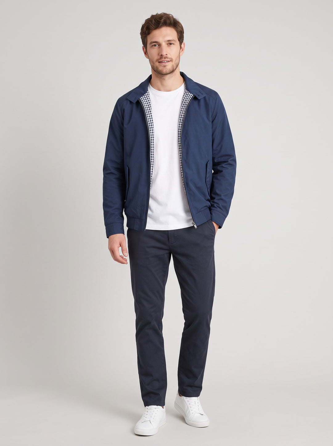 Men's Classic Harrington Jacket in navy