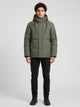 Men's Insulated Hooded Puffer Jacket in green