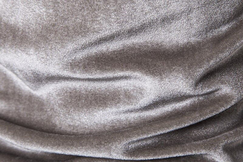 Men's long-sleeve velour hoodie with drawstring hood