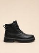 Men's Chunky Lace-Up Boots in black