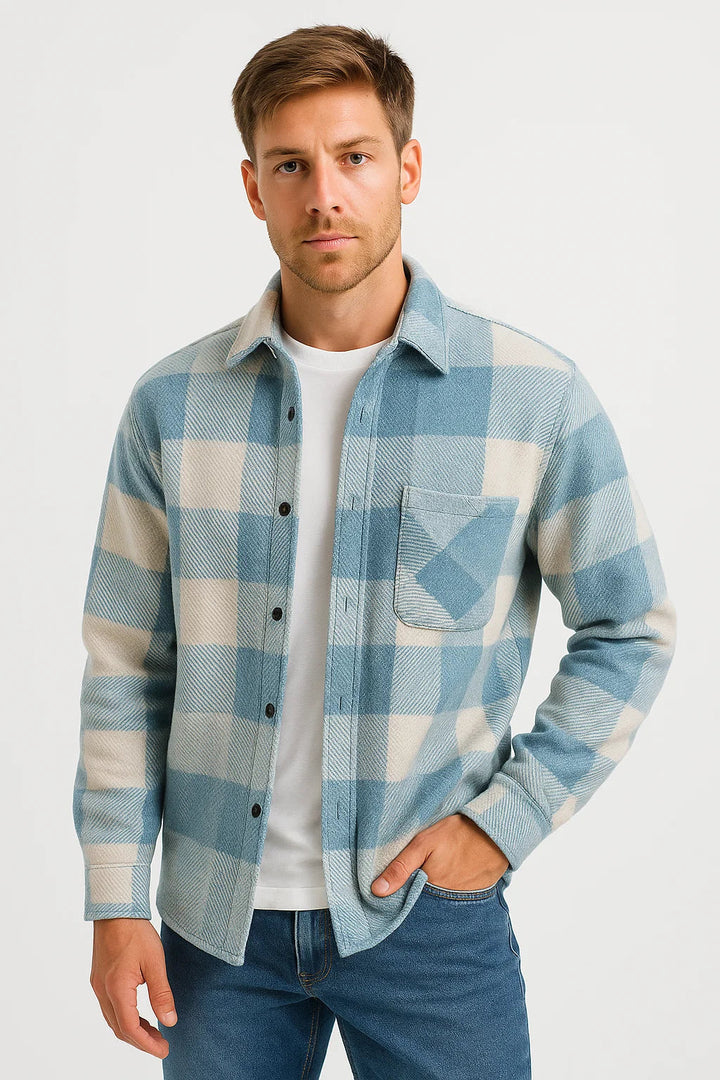 Men's Brushed Flannel Check Shirt