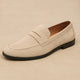 Men's Suede-Look Moc Toe Penny Loafers
