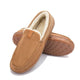 Men's Plush Lined Moccasin Slippers