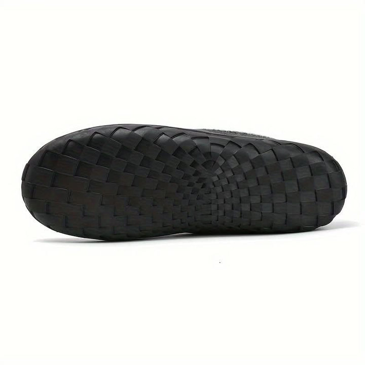 Men's Plush Lined Moccasin Slippers