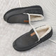 Men's Plush Lined Moccasin Slippers