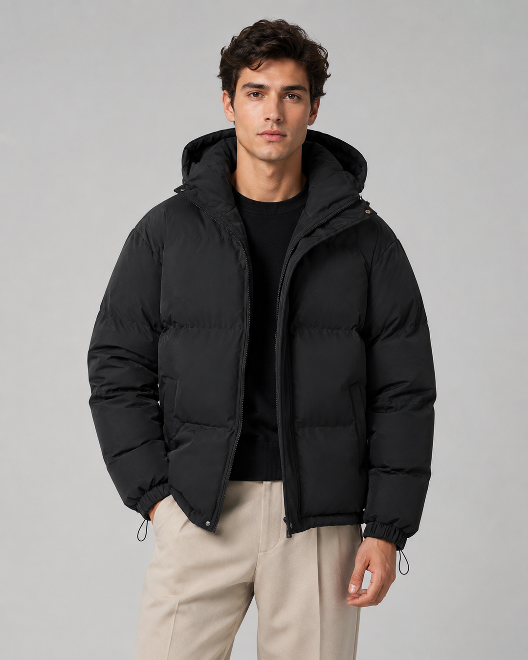 Men's Hooded Winter Puffer Jacket