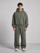 Men's Oversized Hoodie and Wide Leg Jogger Set in green