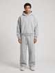 Men's Oversized Hoodie and Wide Leg Jogger Set in grey