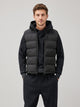 Men's Quilted Padded Gilet in black