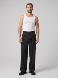 Black Pinstripe