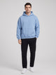 Men's Heavyweight Pullover Hoodie in light blue