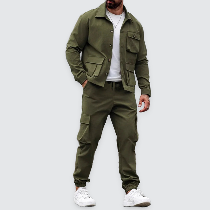 Men's Safari Jacket and Trousers Co-Ord