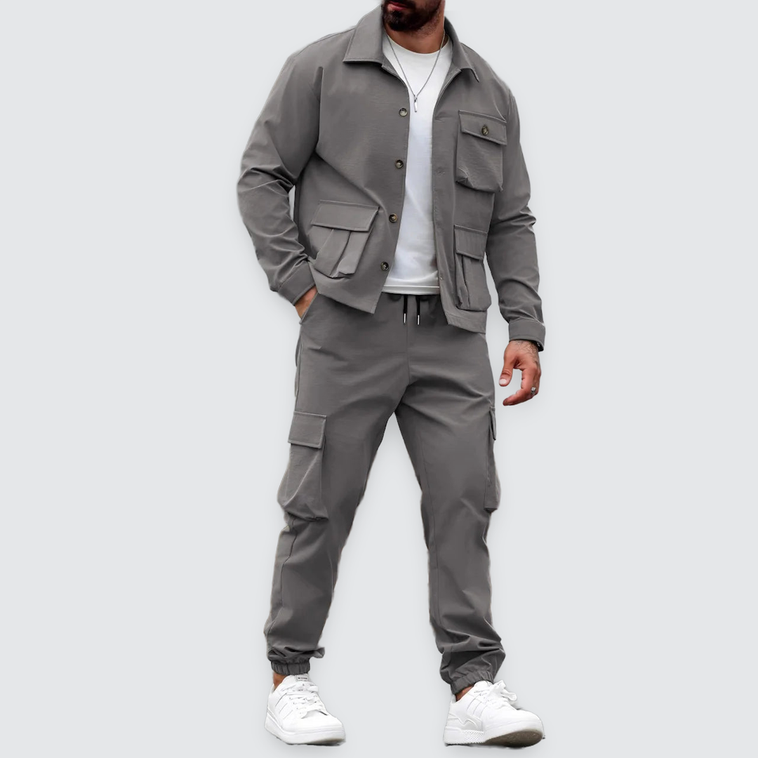 Men's Safari Jacket and Trousers Co-Ord