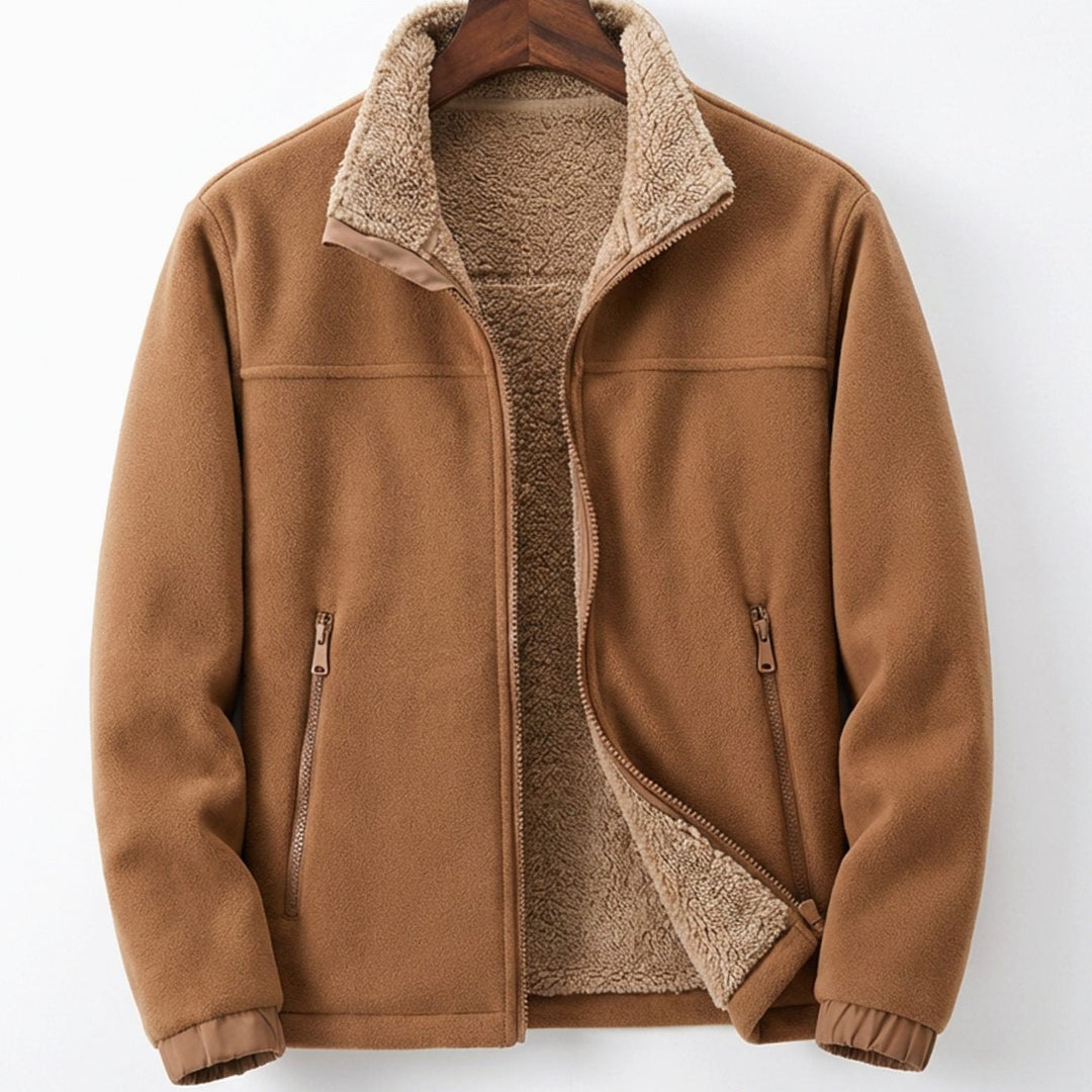 Men's Sherpa Lined Fleece Jacket